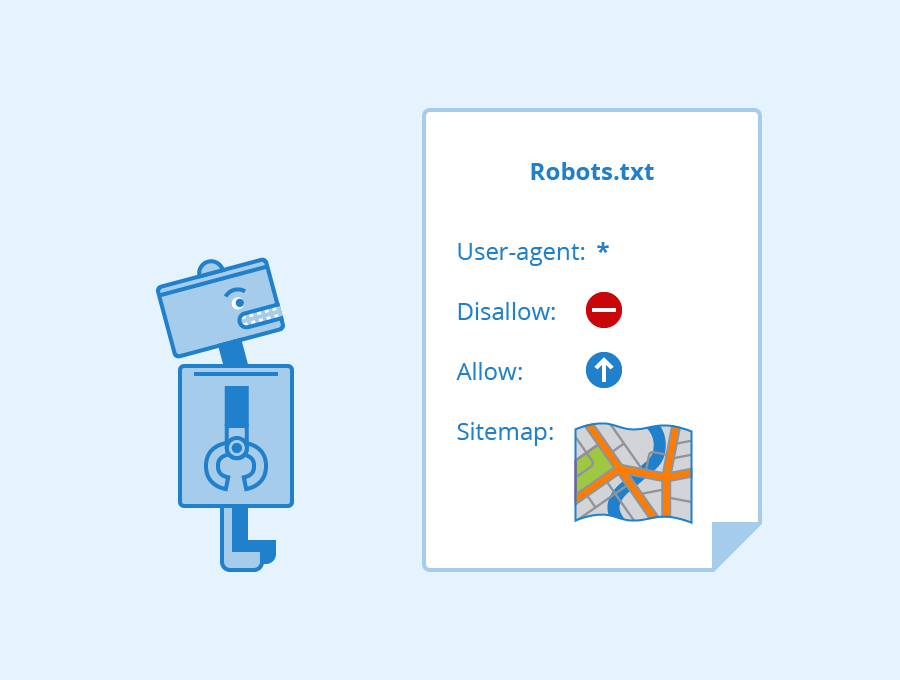 کاربرد فایل robots.txt در خزیدن