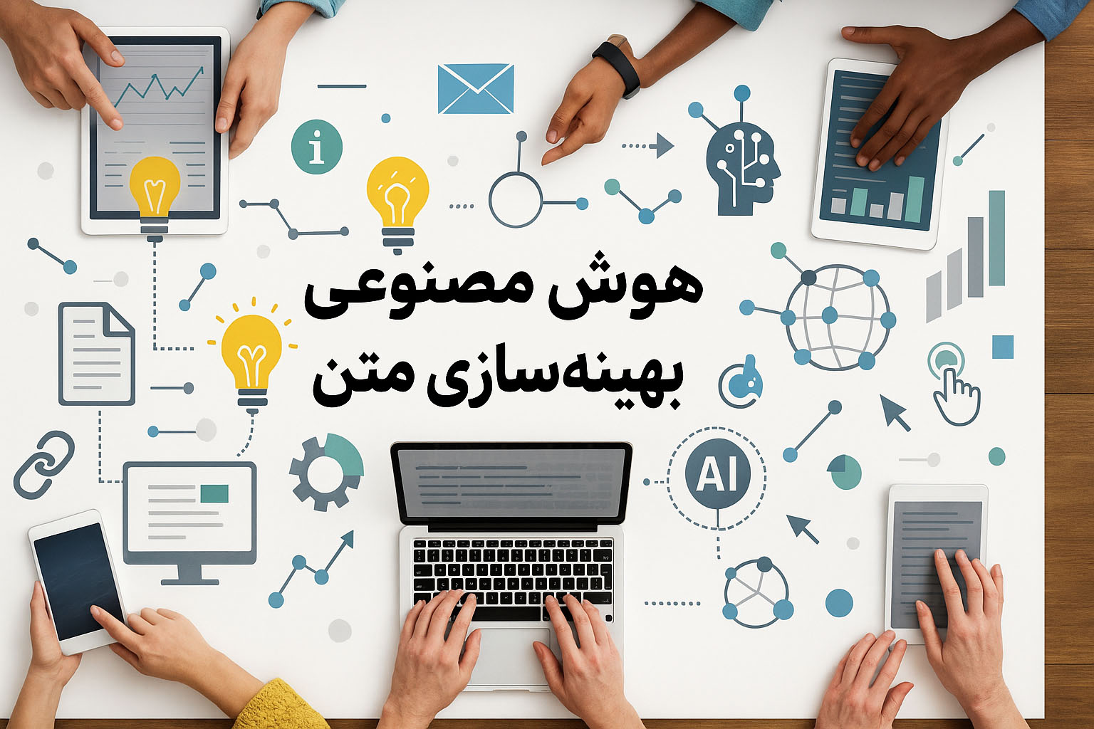 هوش مصنوعی و بهینه‌سازی متن